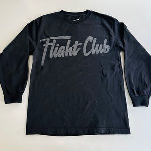 Fight Club Mens T Shirt Long Sleeve Large Crewneck Black